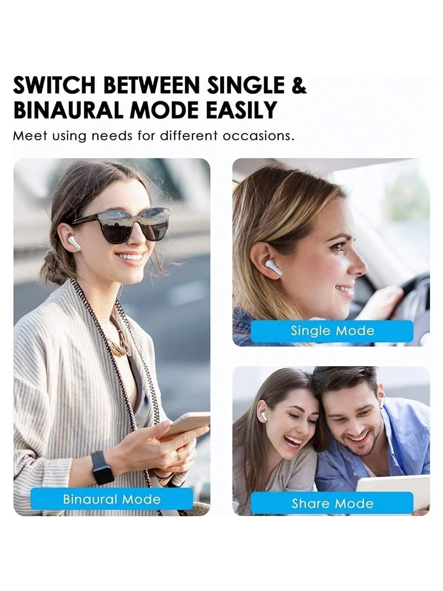 Wireless Bluetooth Earbuds - Premium Sound Quality