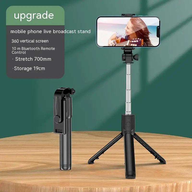 All-in-One Expandable Selfie Stick Tripod with Bluetooth Remote