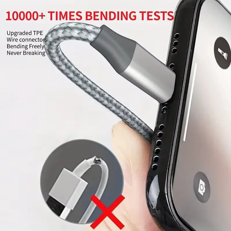 Braided Lightning Fast Charging Cable for iPhone