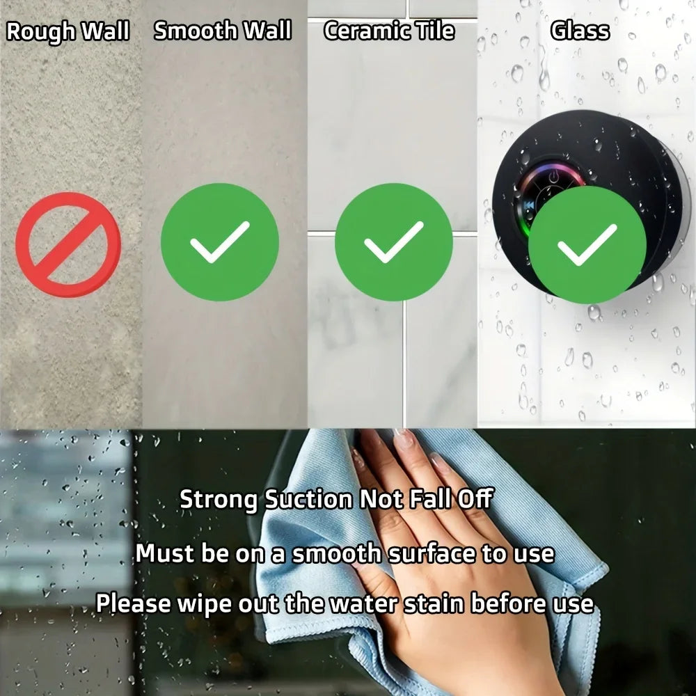 Waterproof Bluetooth Shower Speaker